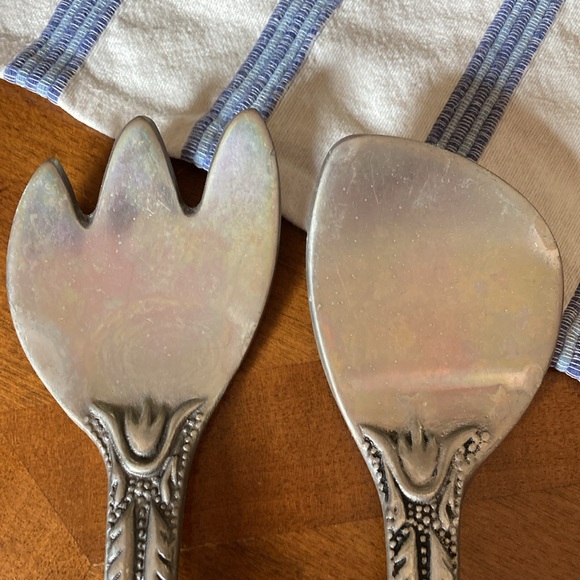 Wilton Armetale “William and Mary” Salad Server Set - Picture 4 of 5